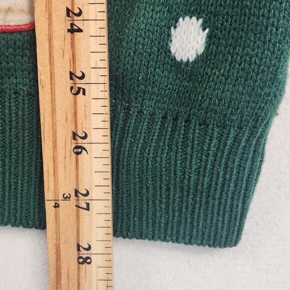 Party Sweater Dec 25 Ugly Christmas Sweater Unisex L Green/Red Cat Ornaments - Picture 11 of 15